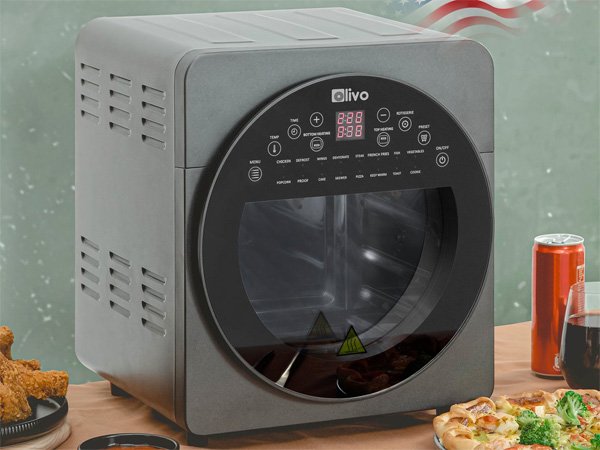 [Tặng 1 bộ xịt + kẹp + sách nấu ăn ][BH 24 THÁNG][Hàng mới về] Nồi chiên không dầu OLIVO AF150