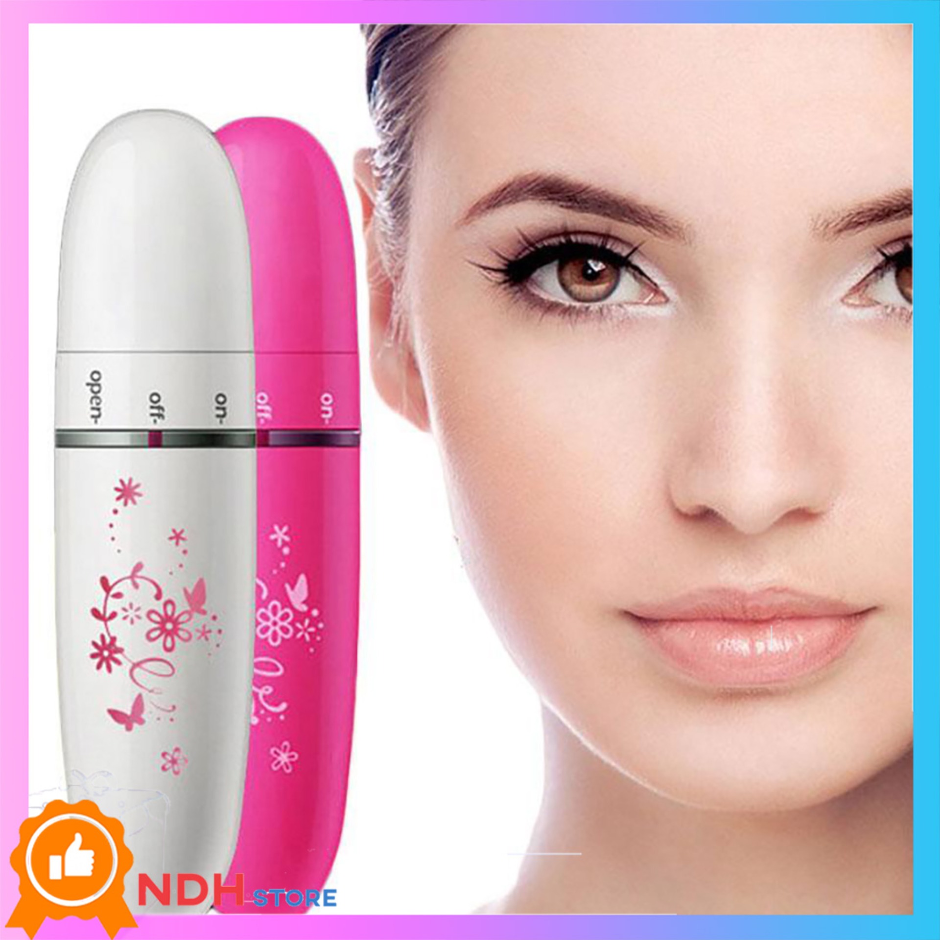 Bút Massage mắt mini cầm tay 208 - Electric Mini Vibrations Pouch Eye Massage Pen (Bút Massage mini cầm tay, máy mát xa mắt mini)