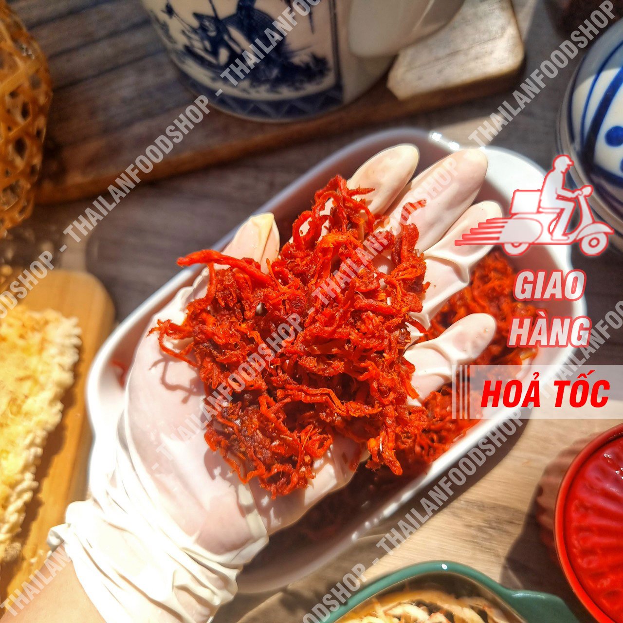 Khô Bò Sợi Vụn - Lon 300gr
