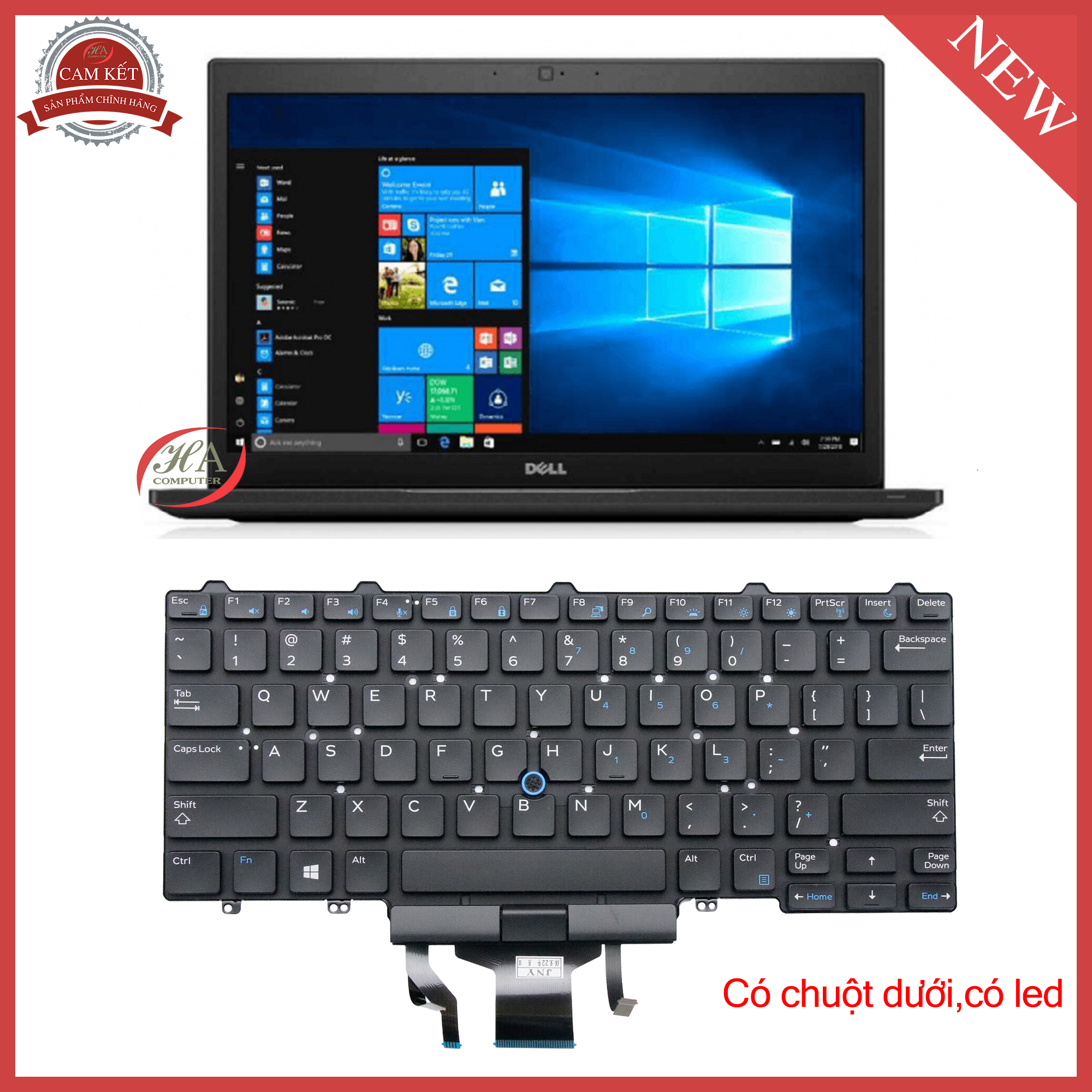 Bàn phím dell Latitude 7480