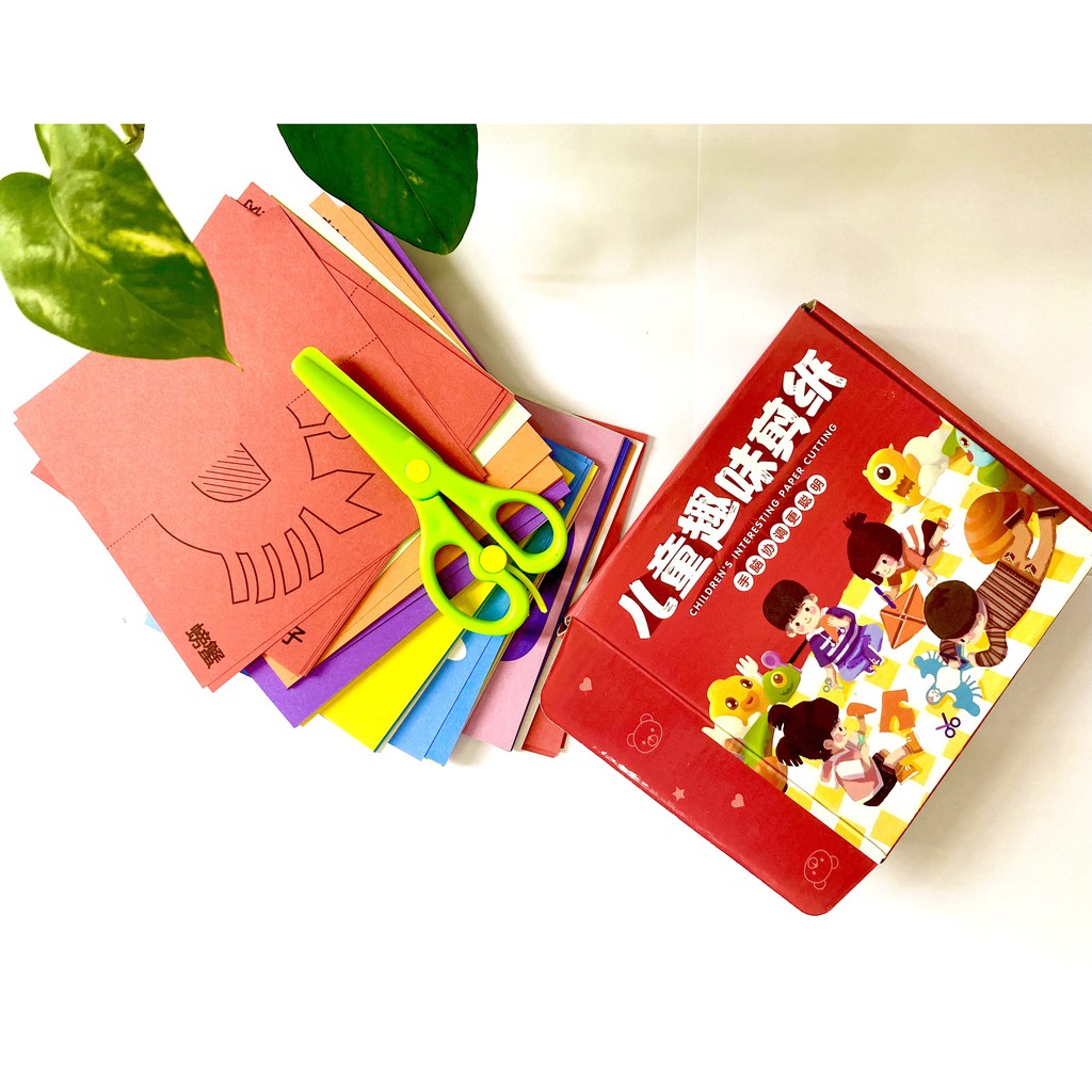Bộ GIẤY CẮT THỦ CÔNG CHO BÉ CỰC HOT. ĐTVM
