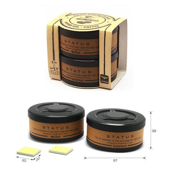 Gel coffee cao cấp Status Korea 60g x 2 hộp