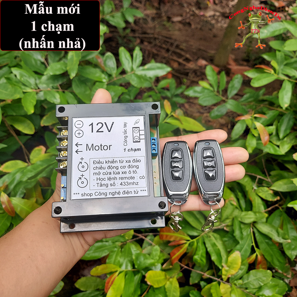 (  1 chạm   ) Mạch Điều khiển từ xa đảo chiều motor 12v - 50w (relay 30A)