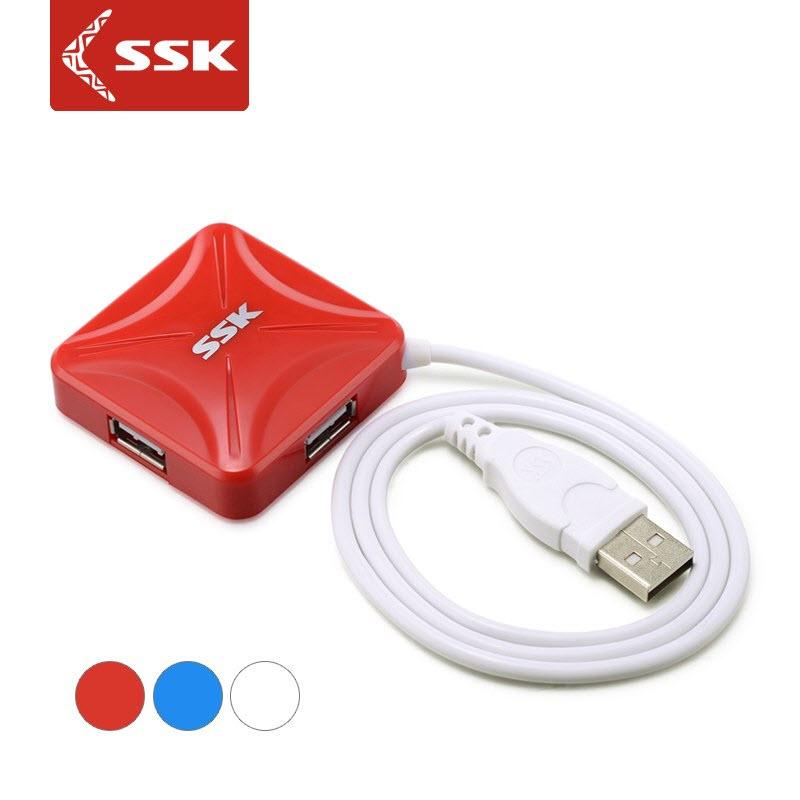 Bộ chia USB 4 cổng SSK SHU027 Xanh