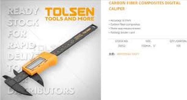 THƯỚC KẸP NHỰA TOLSEN  35052