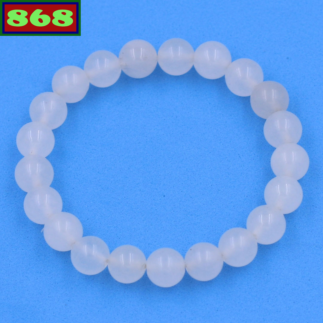 Hand chain white quartz stone 8 Cup 21 beads CTTATR821, bracelet beads chain, bracelet male and female, chain bracelet, necklace chain Feng Shui