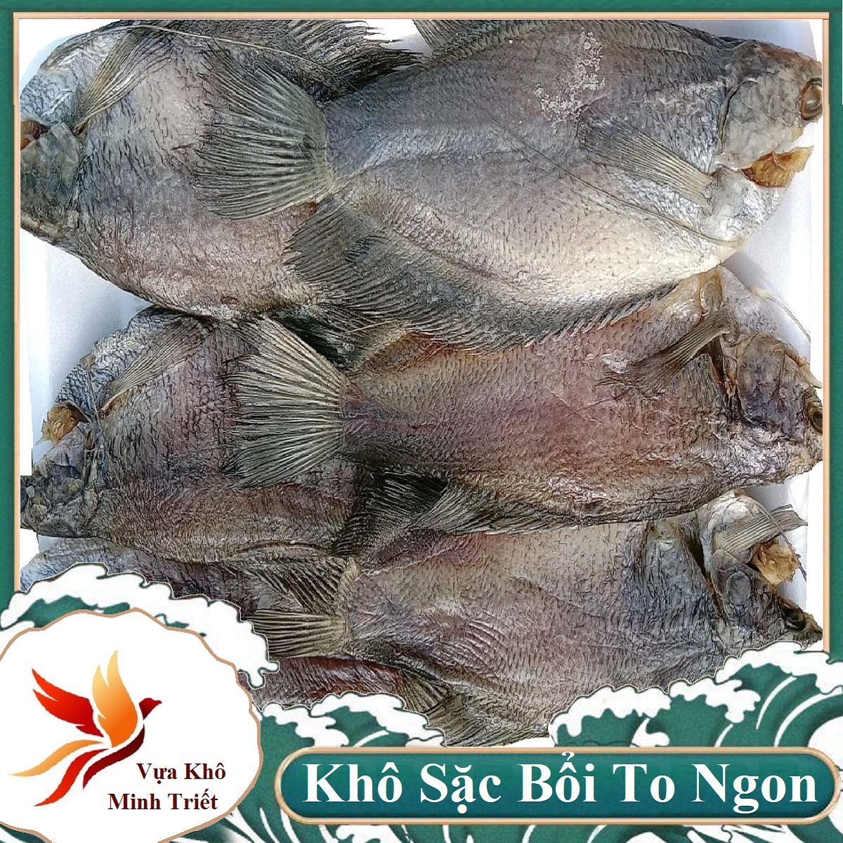 500gr KHÔ CÁ SẠC THƯỢNG HẠNG SIÊU TO BỰ (10 CON 1 KG )- ĐẶC SẢN MINH TRIẾT-Vựa Khô Minh Triết