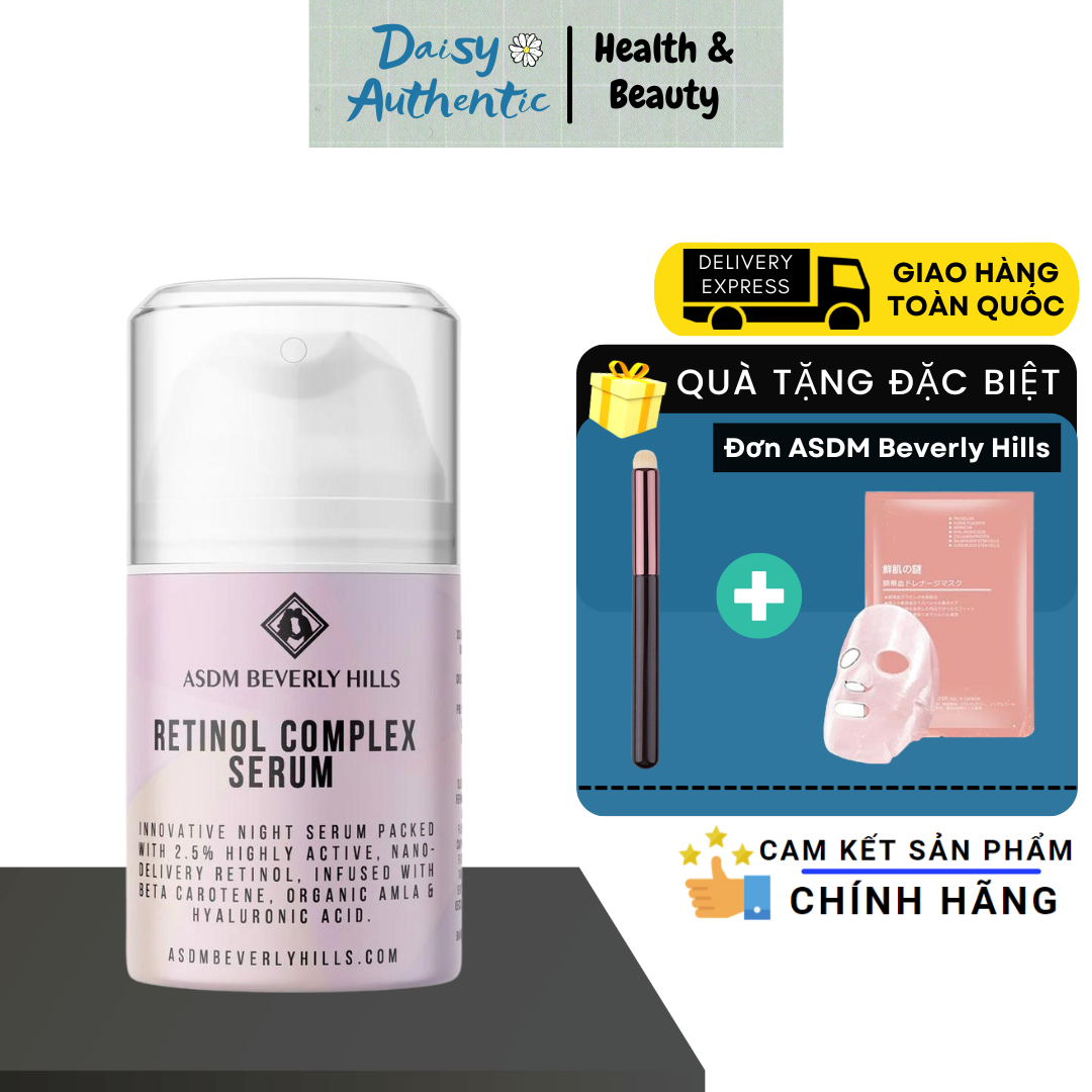 Tinh Chất Làm Sáng Da ASDM Beverly Hills Retinol Complex Serum 60ml