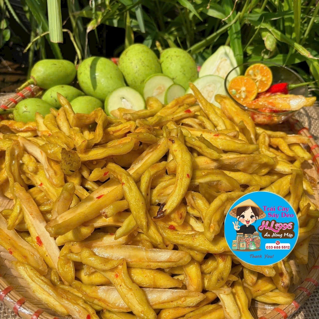 Xoài non sấy dẻo ô mai muối ớt
