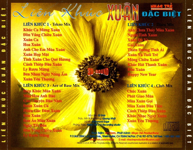 Nhạc Trẻ CD - Liên Khúc Xuân Đặc Biệt