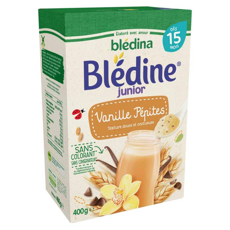 Bột pha sữa Bledina Pháp vị vani 15m 400g - Pháp