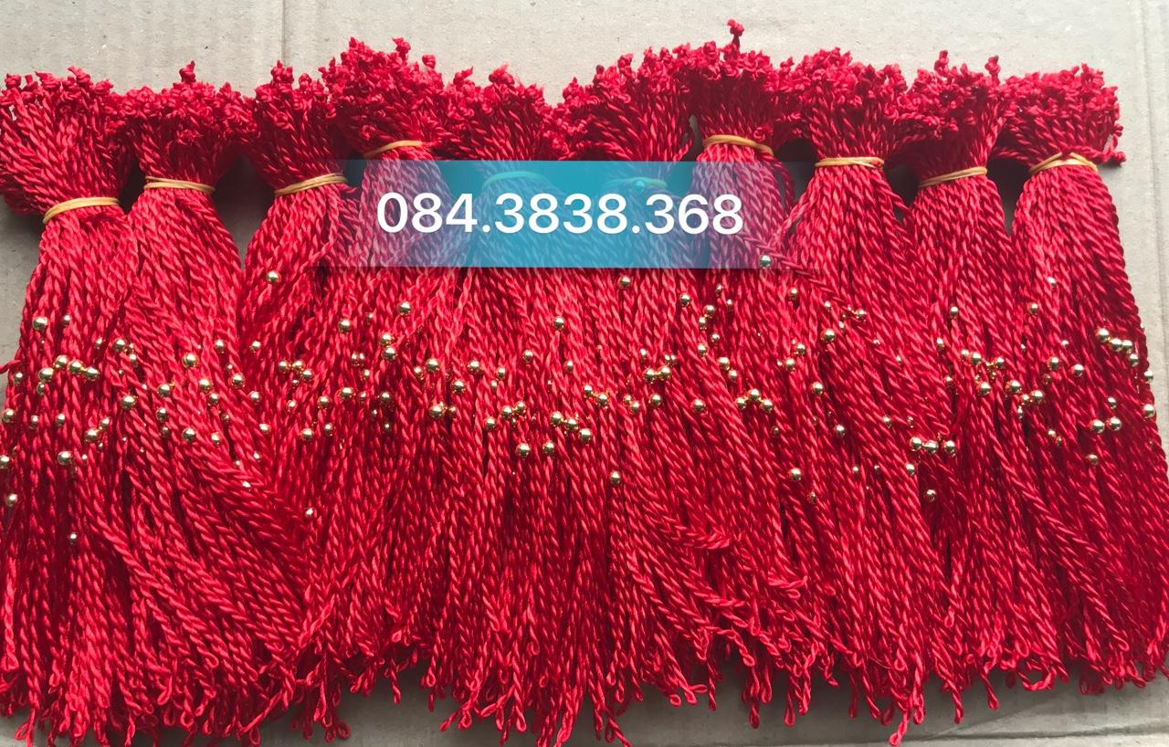 COMBO 100 VÒNG TAY MAY MẮN CHỈ ĐỎ THÁI LAN