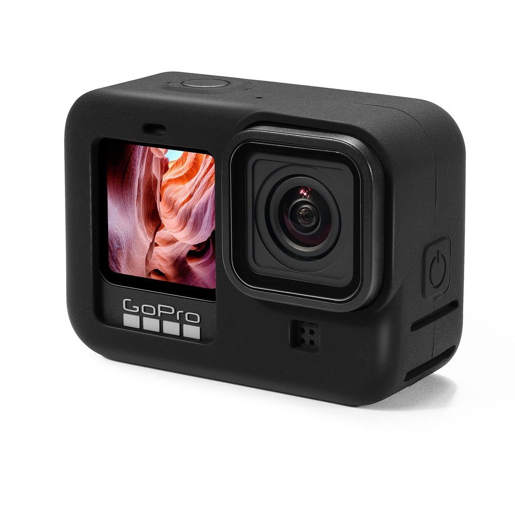 [ GOPRO 9 ] Vỏ silicon + nắp cho gopro hero 9 Black