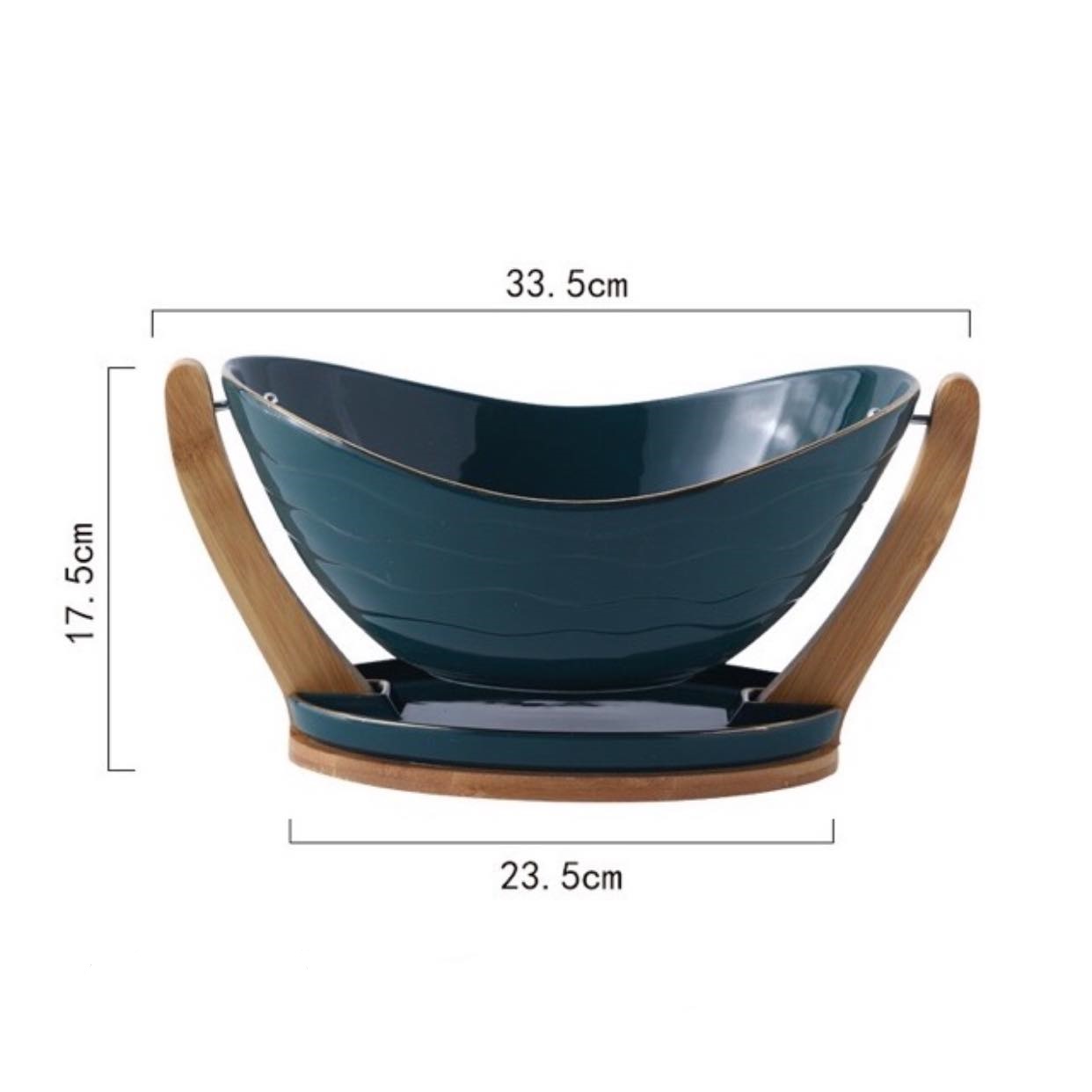 KHAY THUYỀN 1 TẦNG ĐỰNG TRÁI CÂY CAO CẤP