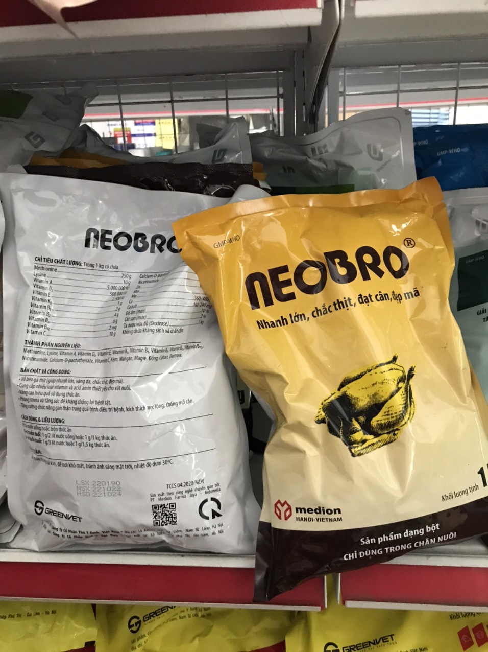 [Thú y] Neobro 1kg Siêu vỗ béo gà, vịt