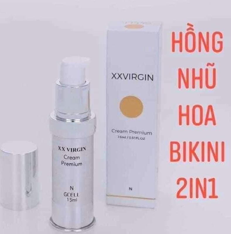 Xxvirgin 💝FREESHIP💝Kem Làm hồng Nhũ Hoa & bikini loại N 5ml (Tặng quần ren XK) nhập khẩu