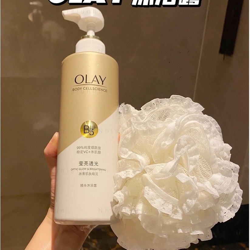 Sữa tắm trắng da body Olay B3 Vitamin C 500ml