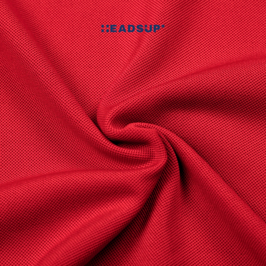 Áo Polo đôi nam nữ Headsup - Màu Đỏ