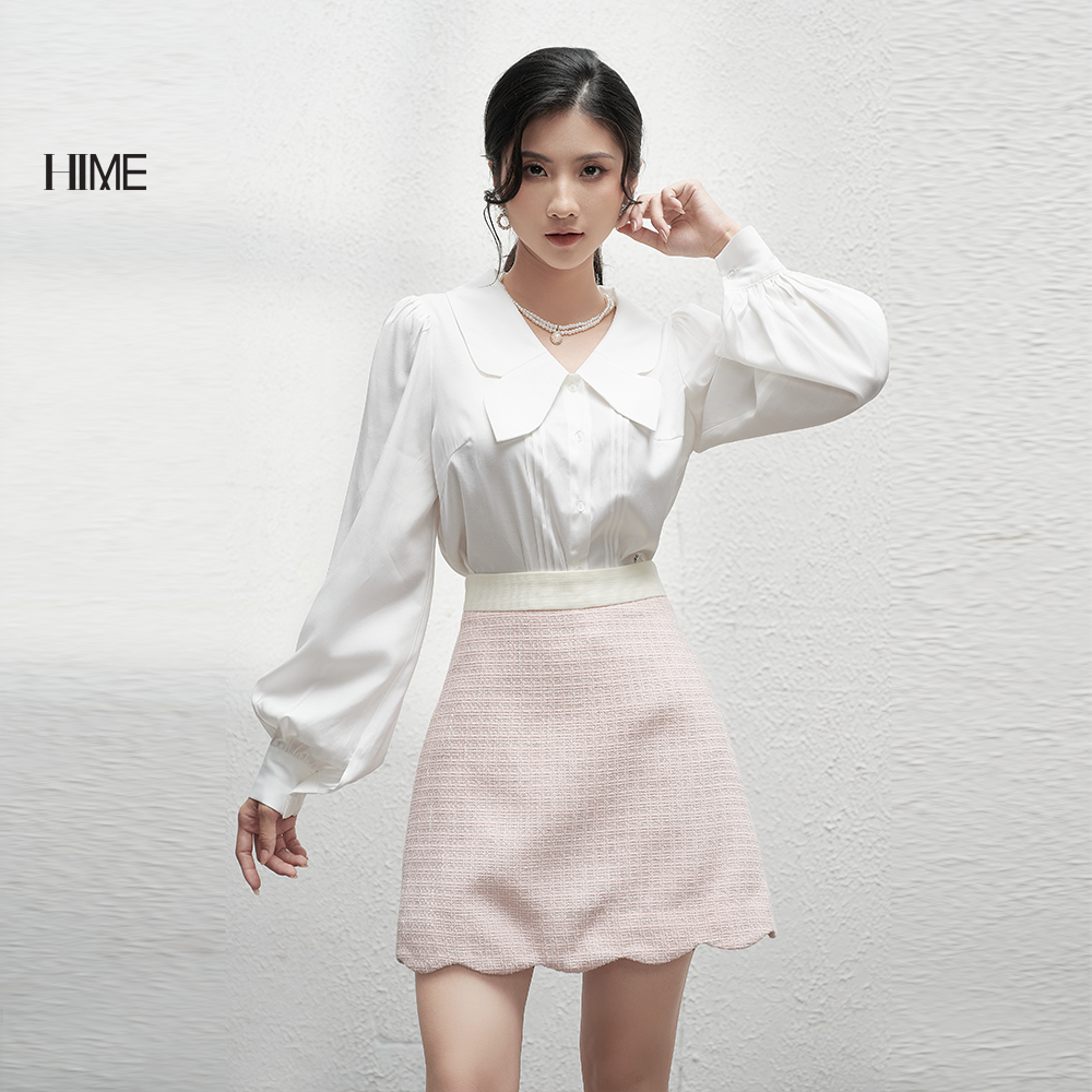 Chân váy mini gấu lượn sóng HIME H172