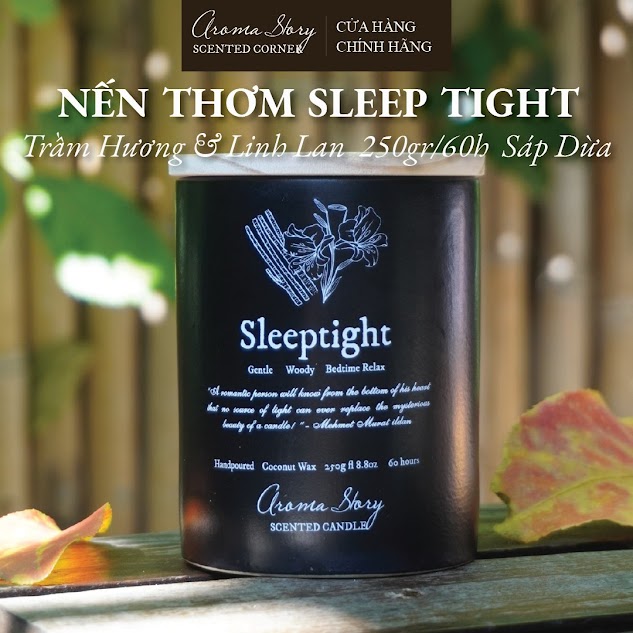 Nến thơm aroma story thiên nhiên, cao cấp, giúp thư giãn dễ ngủ với nhiều hương size 110g/200g