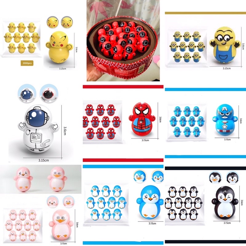 (1k)Lật Đật Mini 3- 5cm Ngẫu nhiên siêu đáng yêu
