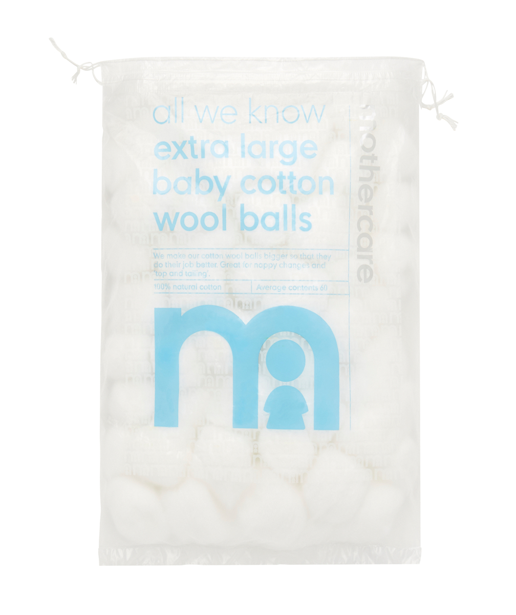 Mothercare - bịch 60 cục bông gòn cỡ lớn