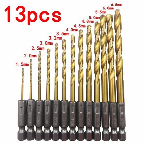 Bộ 13 mũi khoan sắt