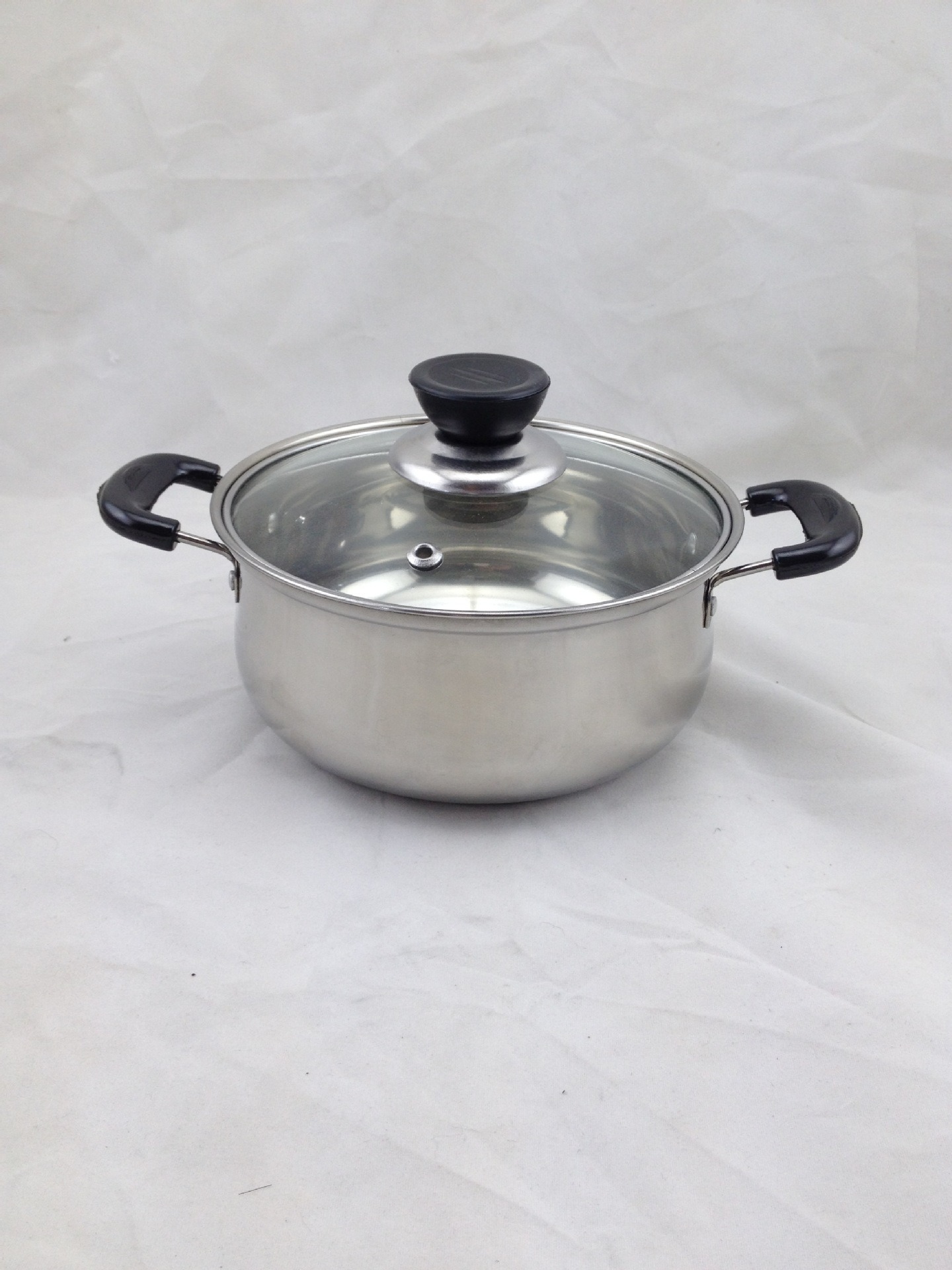 Nồi inox nắp kính 26cm cao cấp