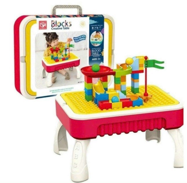 Bộ bàn học lắp ráp lego hkm vinamilk