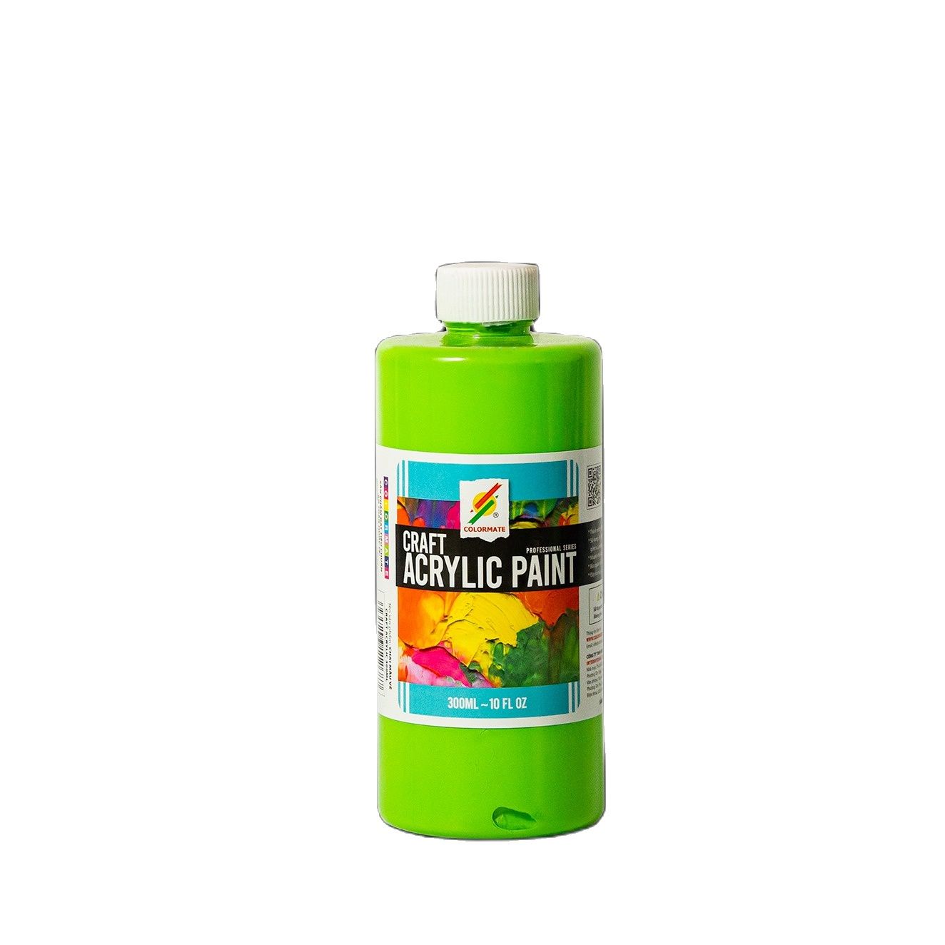 Màu Craft Acrylic Colormate chai 300ml, màu vẽ, sơn Acrylic - Họa cụ Colormate