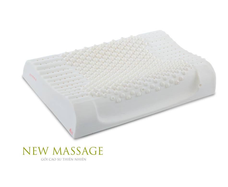 Gối cao su Massage Vạn Thành ( 40x60x13)
