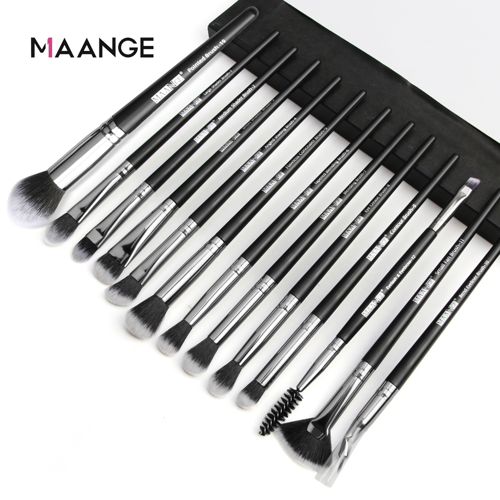 13 professional maange makeup brushes set
