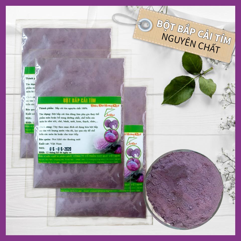 Bột Bắp Cải Tím Gói 50g