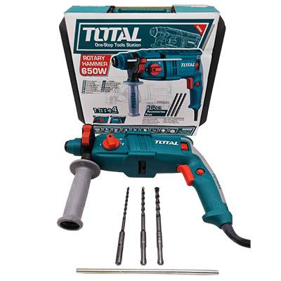 Máy khoan đục 3 chức năng Total 650W TH306226