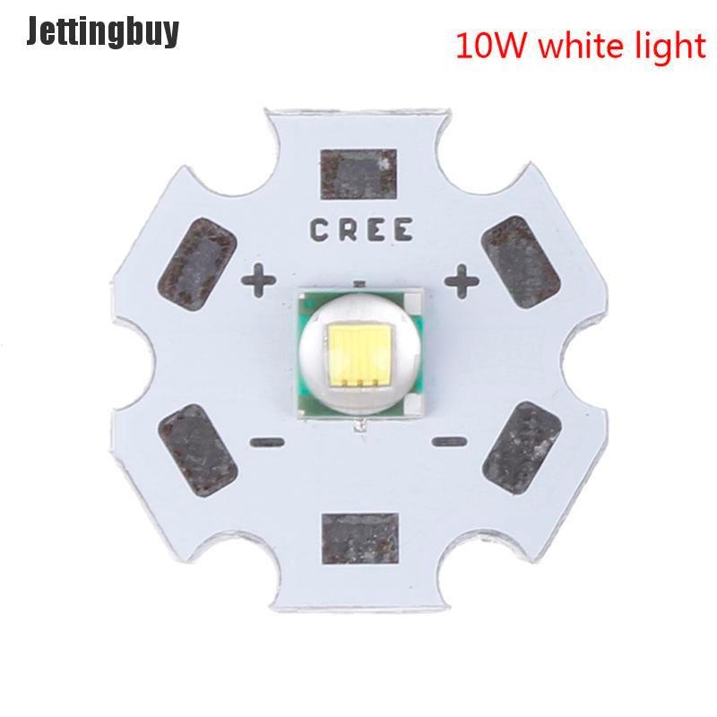 Jettingbuy CREE XML2 XM-L2 10W White red green blue yellow High Power LED chip+16/20mm PCB