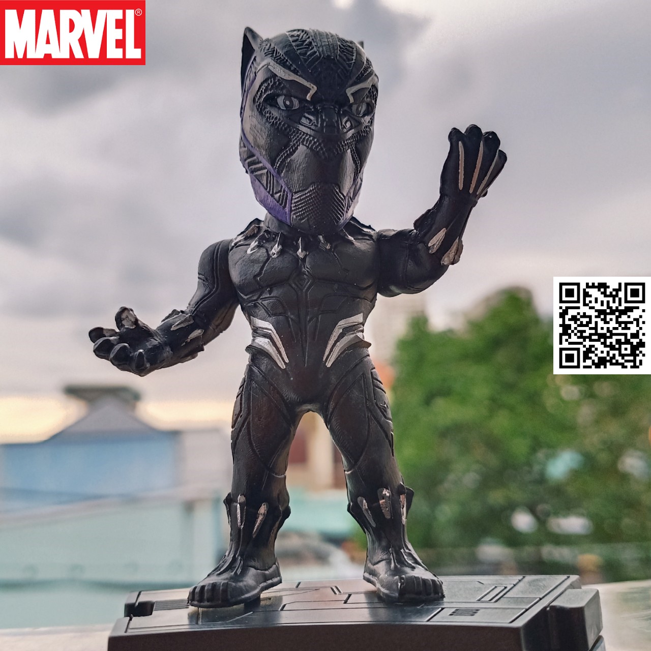 Mô hình chiến binh Báo Đen Black Panther trong phim Avenger của Marvel  Có  đế trưng bày  Shopee Việt Nam