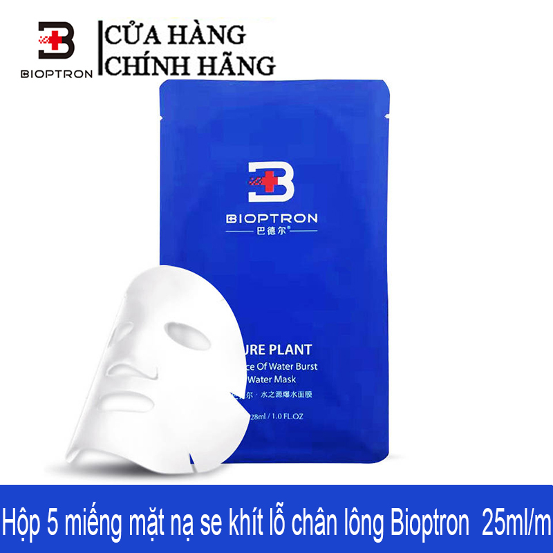 Bioptron Hộp 5 miếng mặt nạ se khít lỗ chân lông 28ml/m