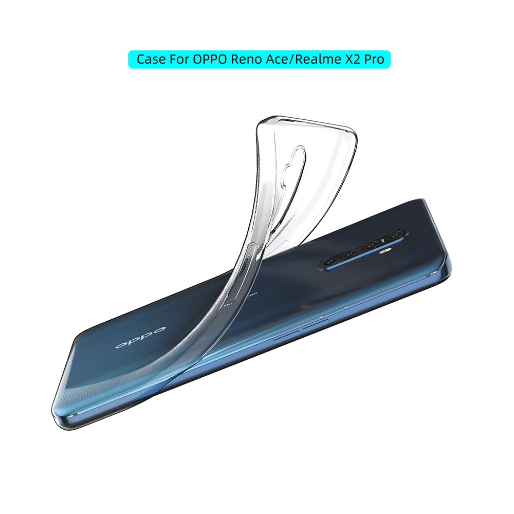 Ốp dẻo trong suốt cho Realme X2 Pro (Hàng loại A)