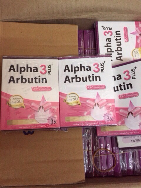 Viên kích trắng da Alpha Arbutin plus Thái lan