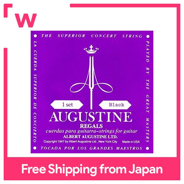 Augustine classic guitar string regal black set regal/black set