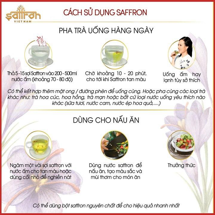 Nhụy hoa nghệ tây SAFFRON SAMPLE 0,1Gram
