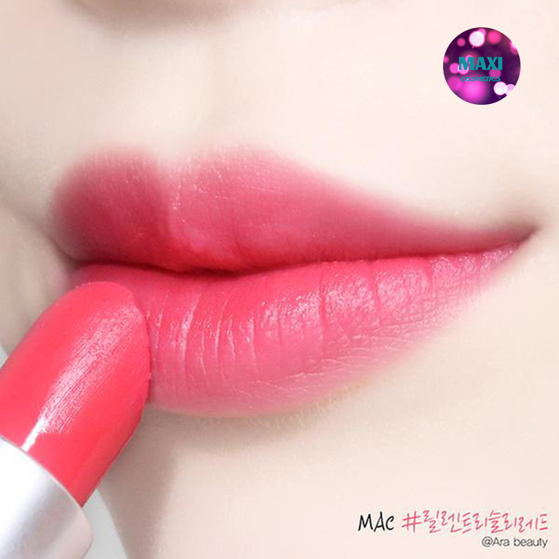 Son Lì Mac Màu 706 Relentlessly Red - Đỏ Hồng San Hô