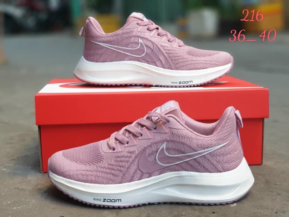 giày sneaker nữ màu hồng nike zoom - MixASale