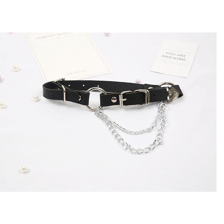 Choker da - Vòng cổ da - Garter da - Choker da đeo đùi