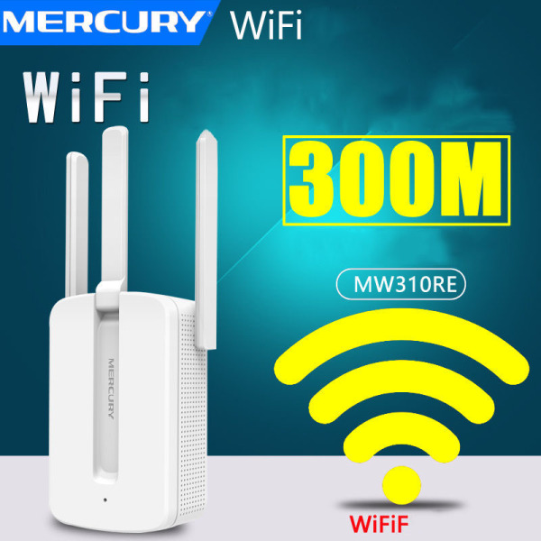 Thiết Bị Kích Sóng Wifi, Bộ Kích Sóng Wifi 3 Râu Mercury 300mbps Siêu Khỏe, Hàng Chính Hãng
