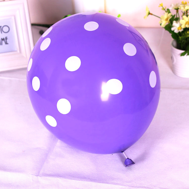 10 bong bóng chấm bi trang trí sinh nhật B002