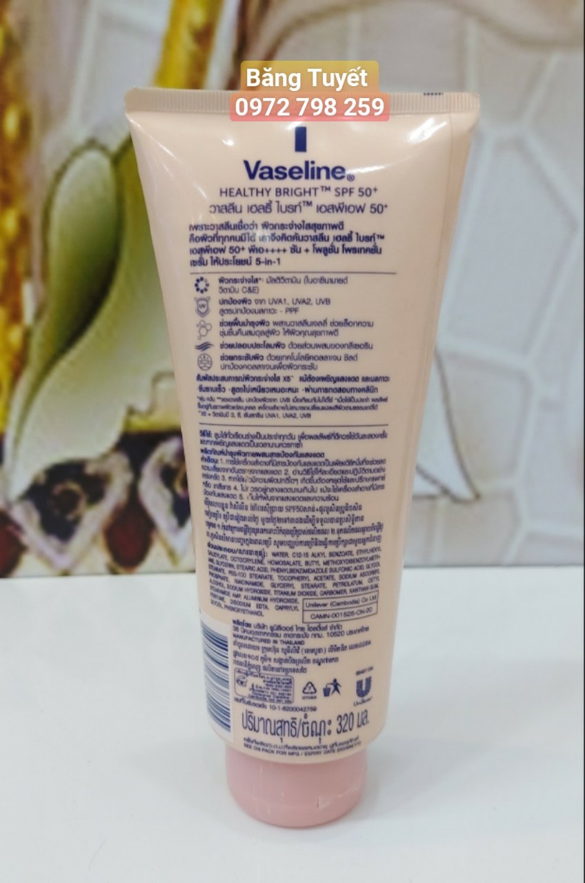 Sữa Dưỡng Thể Vaseline 10X Thái Lan