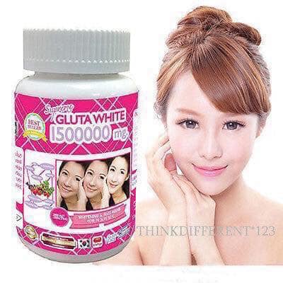 Viên uống trắng da gluta white 15000mg thái lan chính hãng - 6781