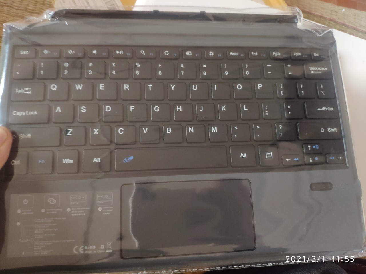 Bàn phím hít nam châm (mới 100% không phải chính hãng, có combo led)cho Microsoft Surface Pro 3,4,5,6,7