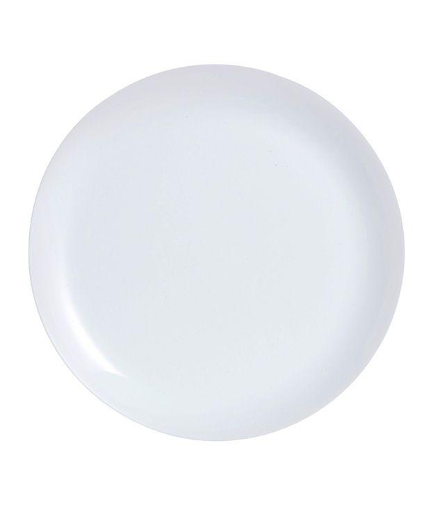 Đĩa thủy tinh Luminarc nông lòng Diwali 25cm D6905 dùng được trong lò vi sóng và máy rửa bát - 1 chiếc
